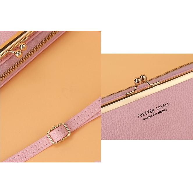 ミニショルダーバッグ お財布ポシェット 長財布 レディース 女性 斜め