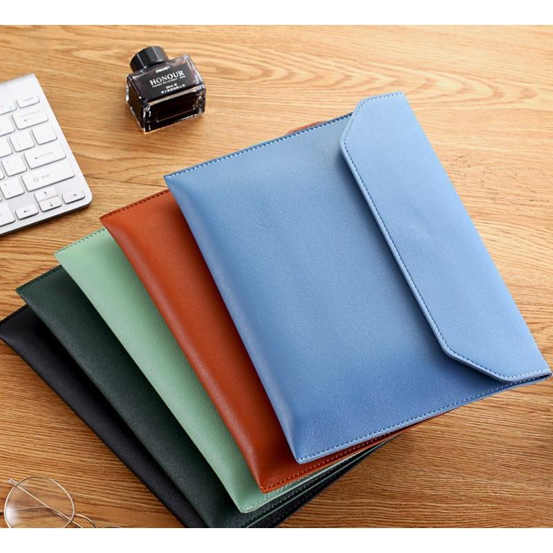 書類ケース ドキュメントケース ファイルケース A4 B5 レザー調 横型