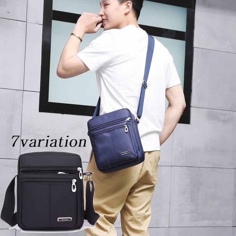 ショルダーバッグ ポシェット メンズ 男性 カバン かばん 肩掛け 斜め掛け ロゴ シンプル ポケット 収納力 ファスナー オックスフォード おしゃれ Bag 642 Kawaemon 通販 Yahoo ショッピング