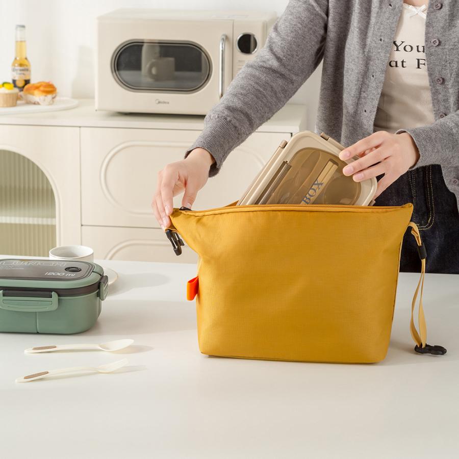 ランチバッグ 保冷 保温 お弁当袋 ハンドバッグ お弁当 持ち手付き