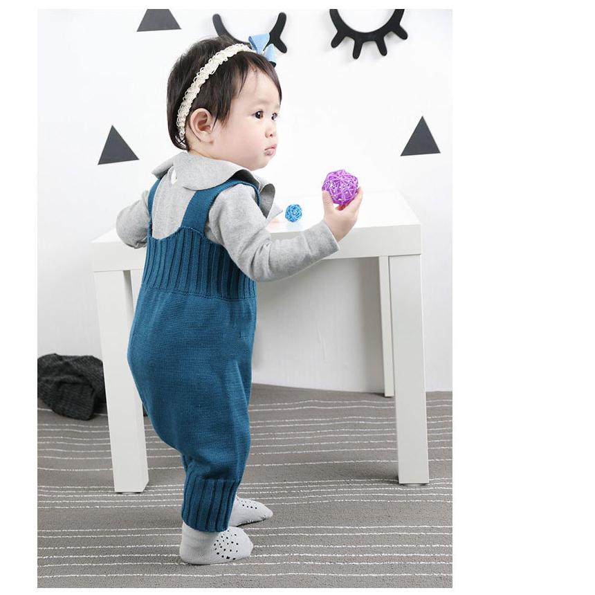 レッド Mサイズ おしゃれ かわいい オーバーオール キッズ サロペット シンプル ニット ベビー ロンパース 女の子 男の子 秋冬 通販 値引きする Mサイズ