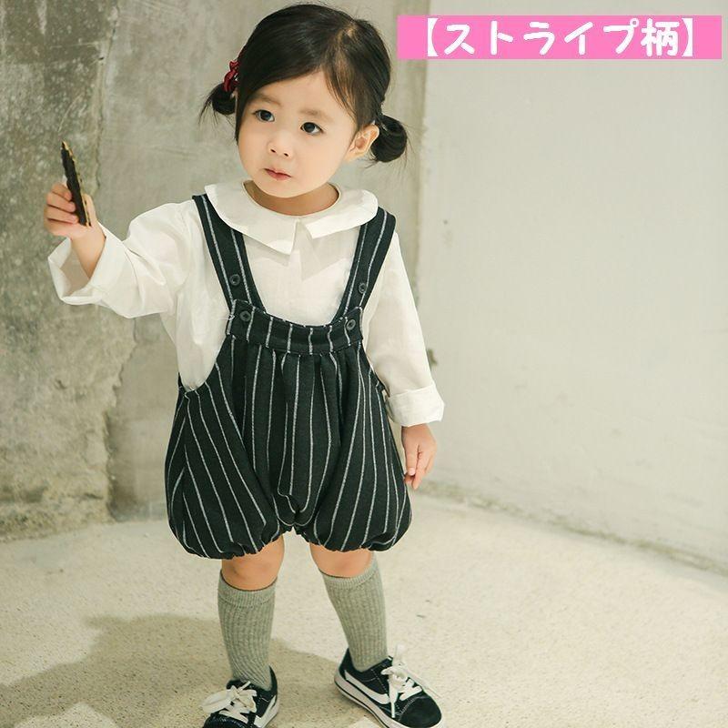 サスペンダーバルーンパンツ バルーン カボチャパンツ サスペンダー付き 水玉 ストライプ 格子 女の子 ベビー キッズ かわいい 着回しコーデ カジュ Bot Kawaemon 通販 Yahoo ショッピング