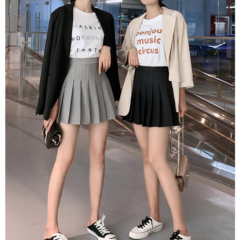 プリーツスカート スカート ミニ丈 インナーパンツ付き レディース