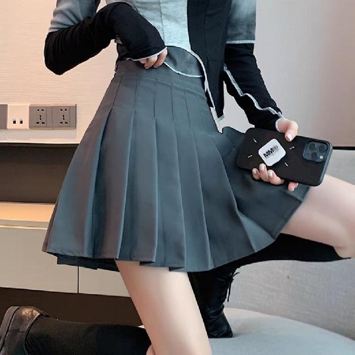 スカート インナーパンツ付き ショート丈 ミニ丈 プリーツ スカート インナーパンツ付き ショート丈 ミニ丈 プリーツ
