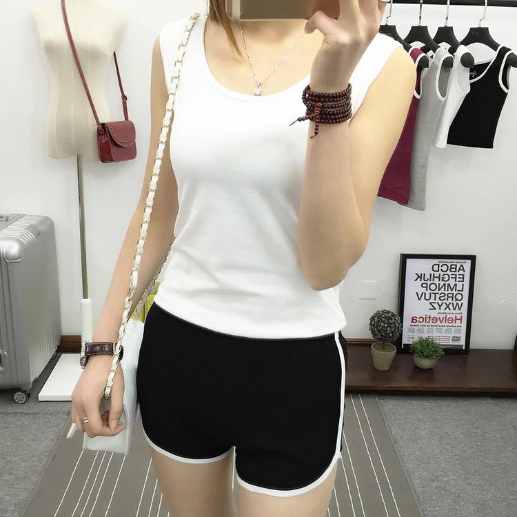 ショートパンツ レディース ボトムス ショート丈 無地 ライン入り