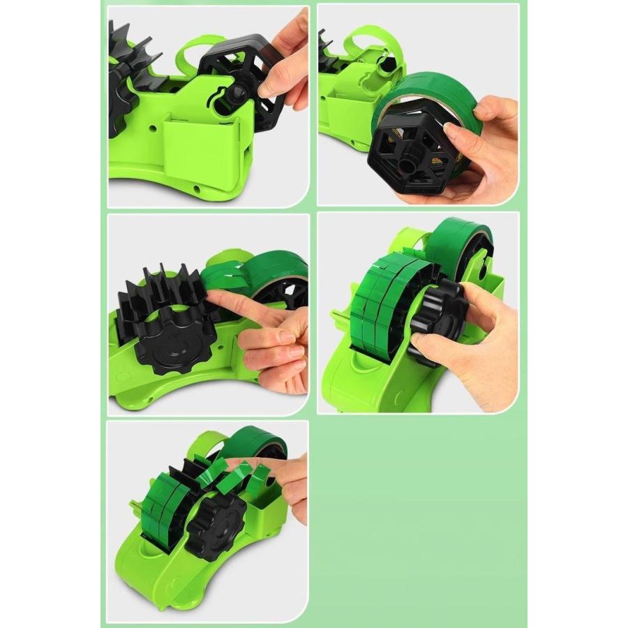 テープカッター テープディスペンサー 同じ長さ 一定 裁断 35mm 46mm