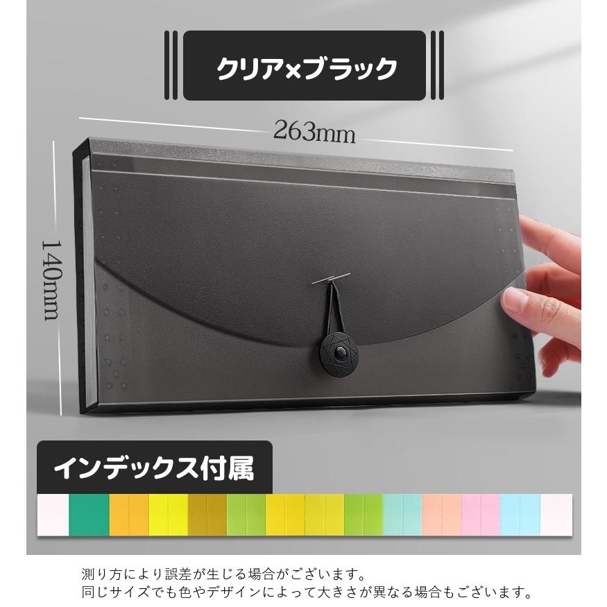 ドキュメントファイル ファイルケース 書類ケース B6 13ポケット