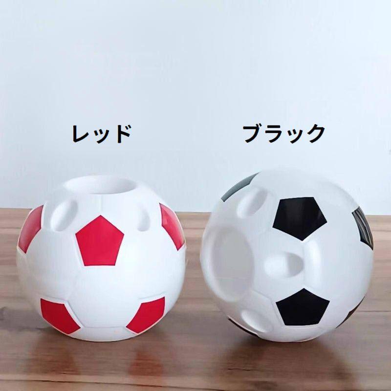 ペン立て ペンスタンド サッカーボール型 ペンホルダー 鉛筆立て