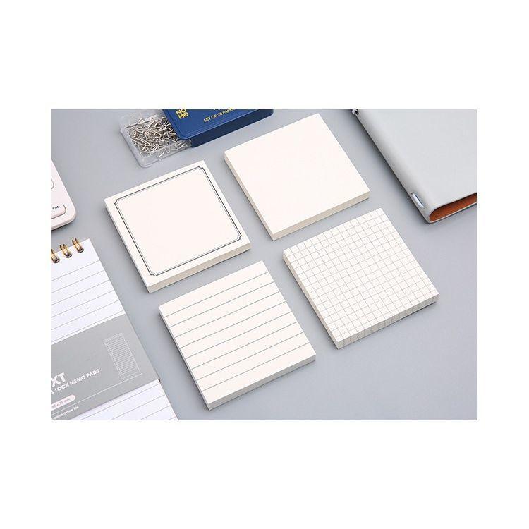 付箋 単品 1冊 文房具 事務用品 メモ 80枚 正方形 スクエア メモ帳