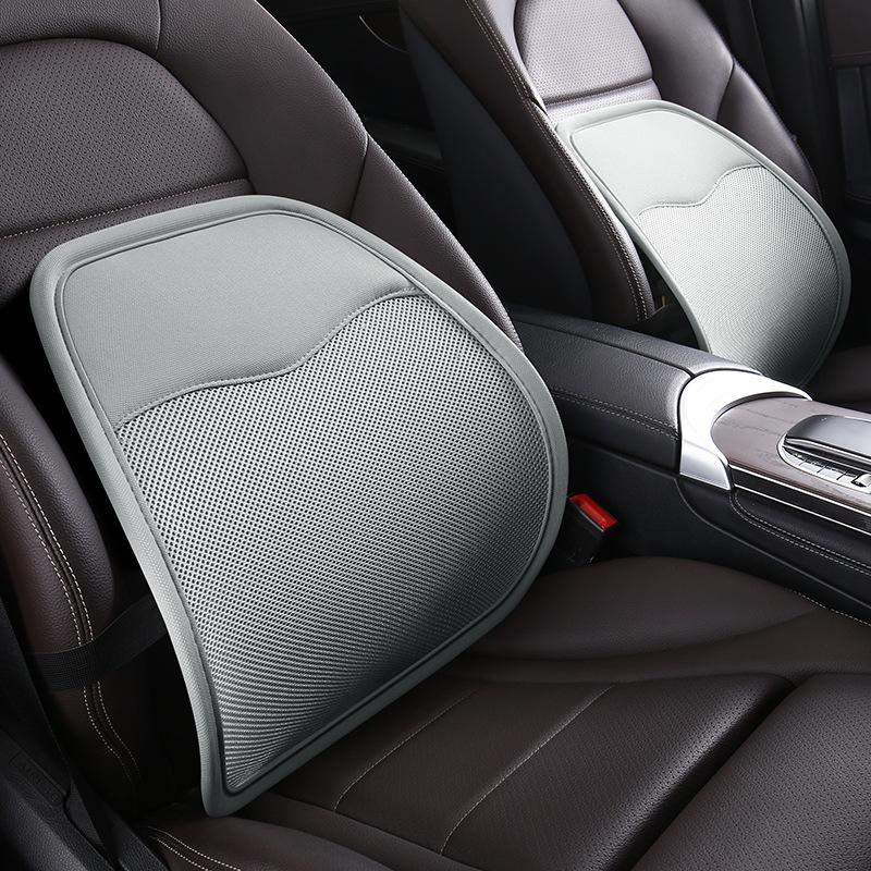車用背もたれクッション シートクッション アーチ型 カーブ メッシュ
