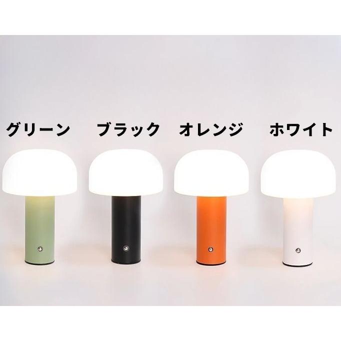 テーブルランプ かわいい キノコ型ランプ ホワイト USB充電 LED テーブルランプ かわいい キノコ型ランプ ホワイト USB充電 LEDの通販