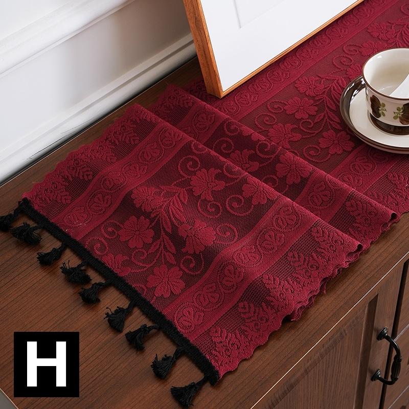 花柄タッセル付き中華風　テーブルセンター　源コレクション　テーブルランナー テーブルランナー 35×120cm 鳥 花柄 タッセル付き｜Yahoo!フリマ（旧
