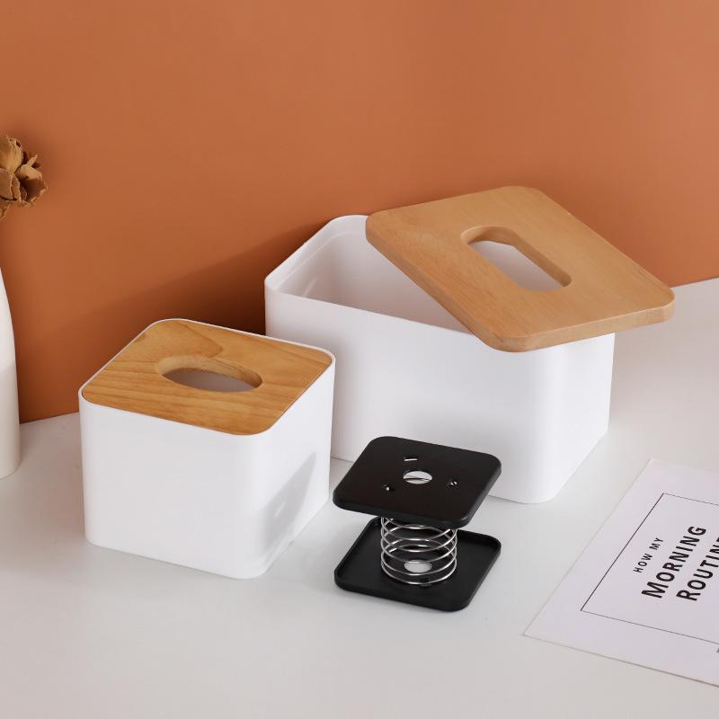 底上げスプリングホルダー ティッシュケース用 2個セット ボックス