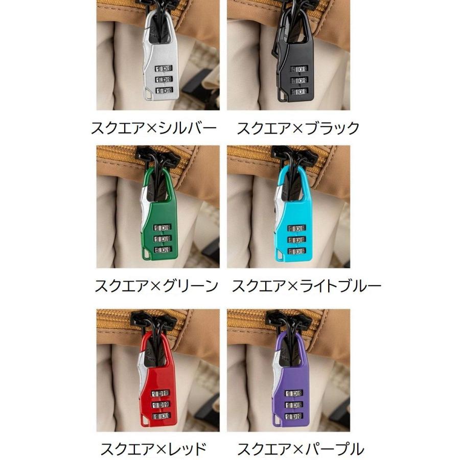 南京錠 ダイヤルロック 3桁 フック型 鍵 カギ 防犯 盗難防止 スーツ