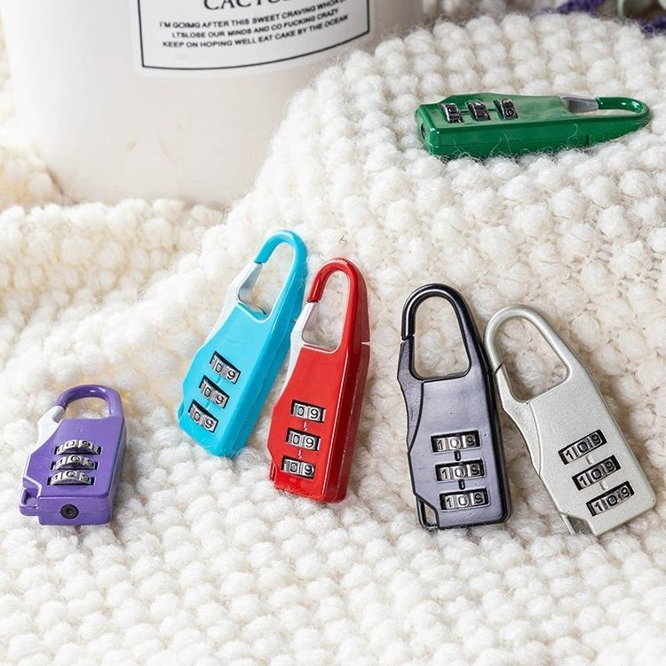 南京錠 ダイヤルロック 3桁 フック型 鍵 カギ 防犯 盗難防止 スーツ