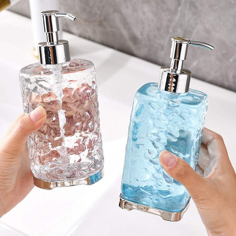 ソープディスペンサー プッシュ式 420 480ml ボトル 容器 詰め替え 詰