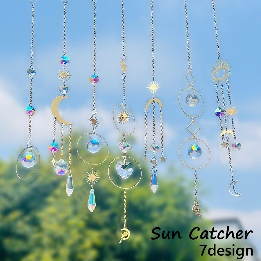 サンキャッチャー インテリア 室内装飾 窓飾り 吊り下げ式 クリア 透明