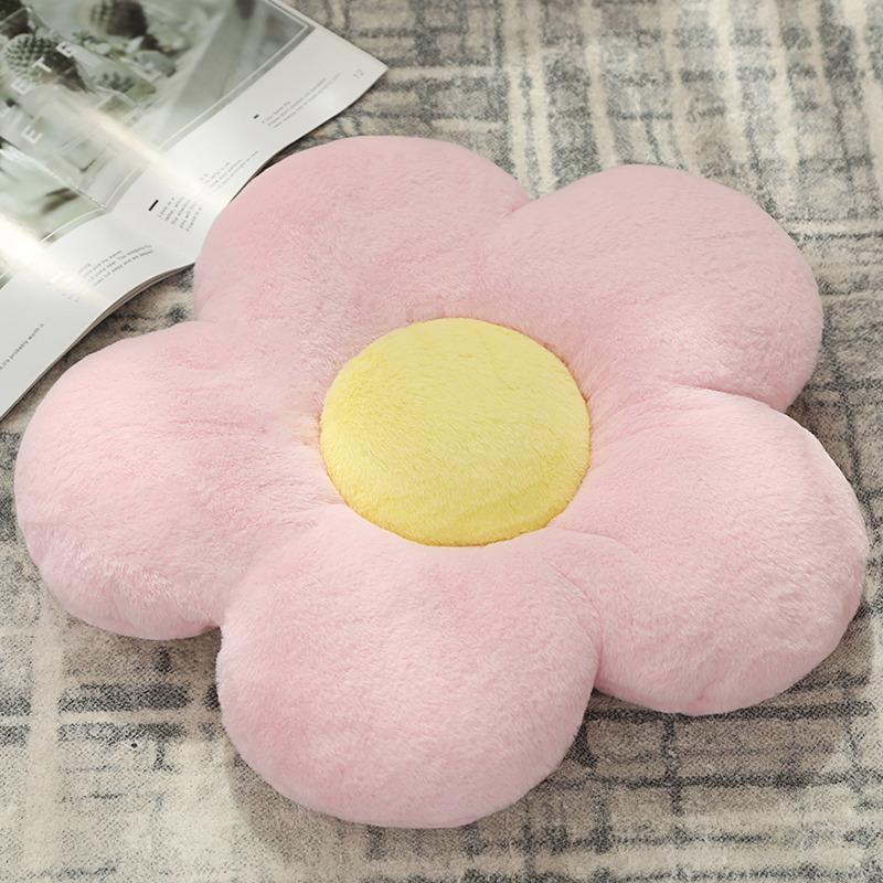 フロアクッション シートクッション 直径45cm お花 フラワー型 座布団