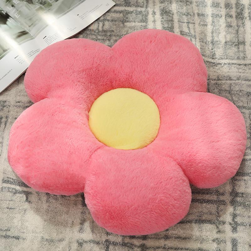 フロアクッション シートクッション 直径45cm お花 フラワー型 座布団