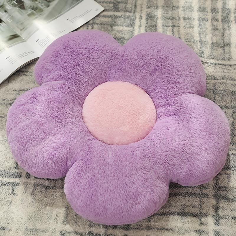 フロアクッション シートクッション 直径45cm お花 フラワー型 座布団