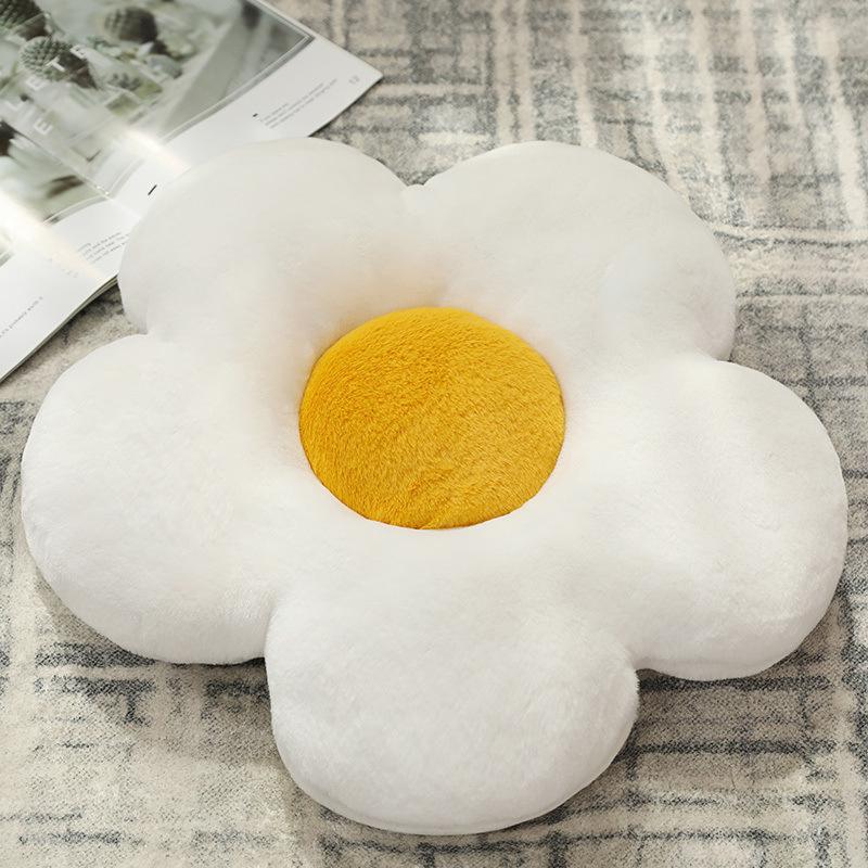 フロアクッション シートクッション 直径45cm お花 フラワー型 座布団