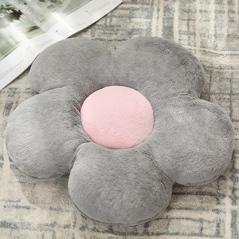 フロアクッション シートクッション 直径45cm お花 フラワー型 座布団