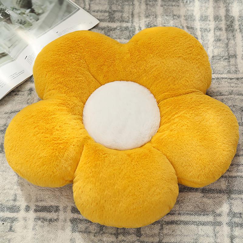 フロアクッション シートクッション 直径45cm お花 フラワー型 座布団