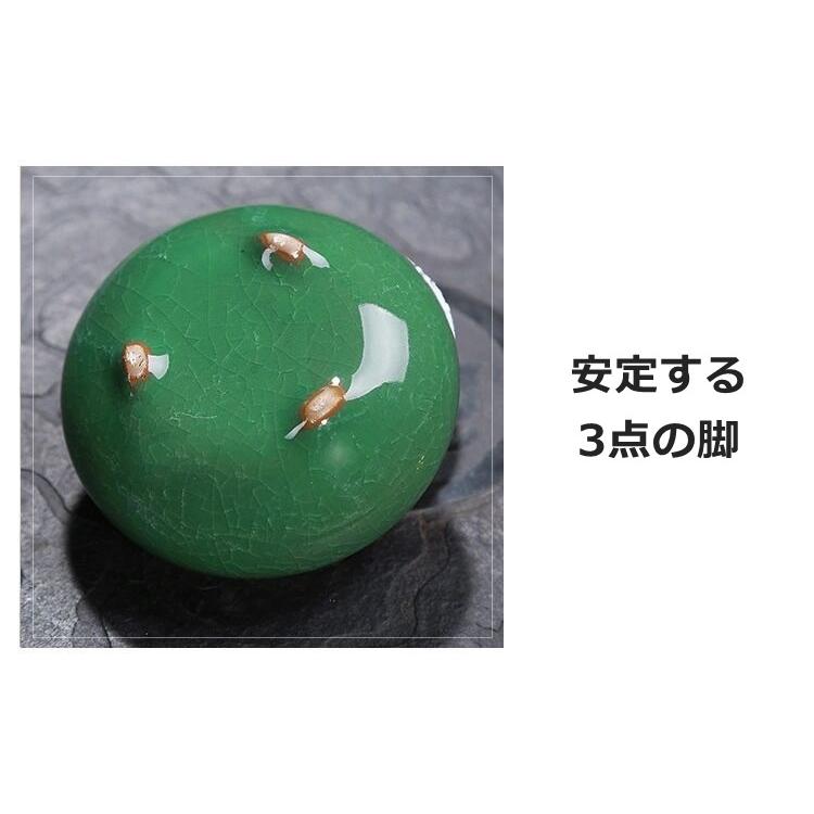 香炉 蓋付き 陶器 ふたつき お香 香皿 線香立て 仏具 アンティーク風