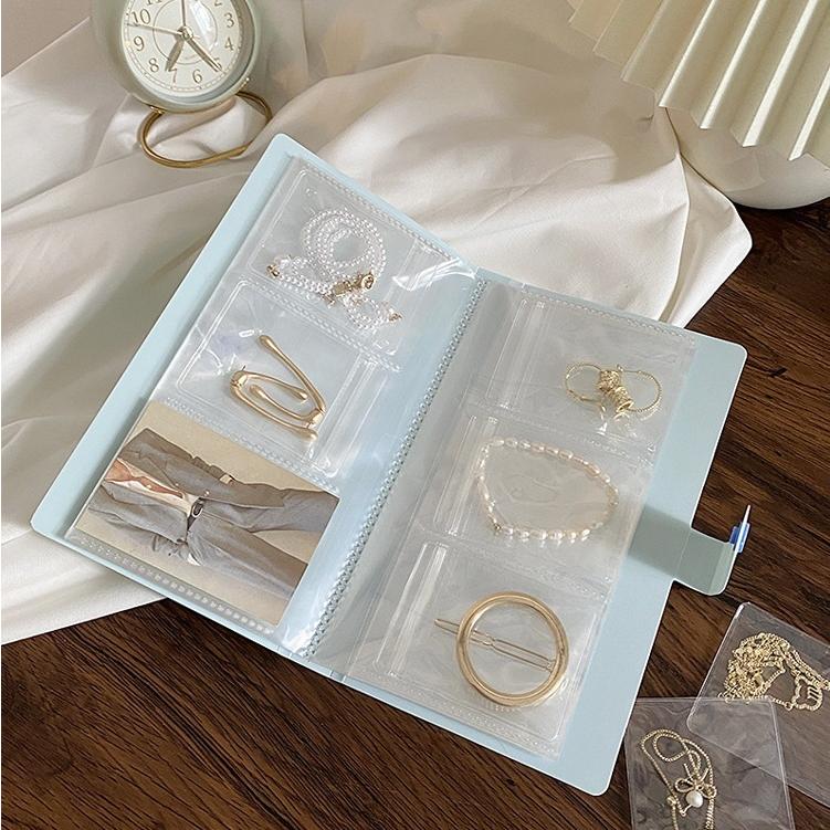 アクセサリーケース ブック型 アルバム式 カード収納 ファイル