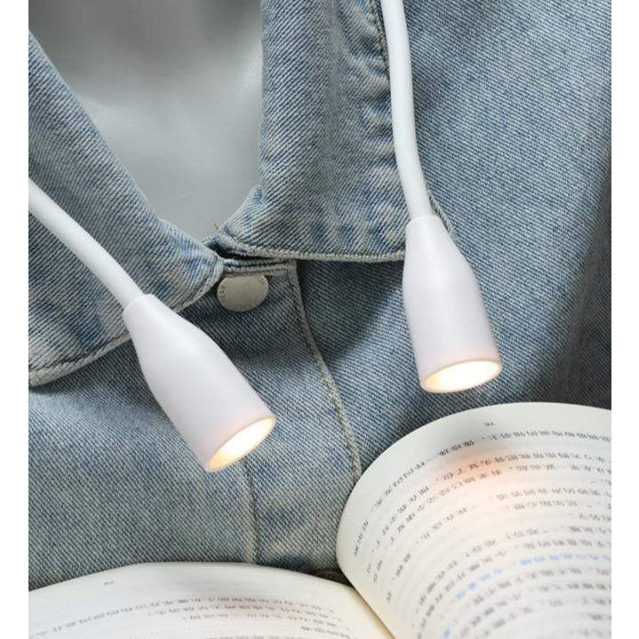 ネックライト LEDライト 懐中電灯 首掛け 角度調整 曲がる 乾電池式