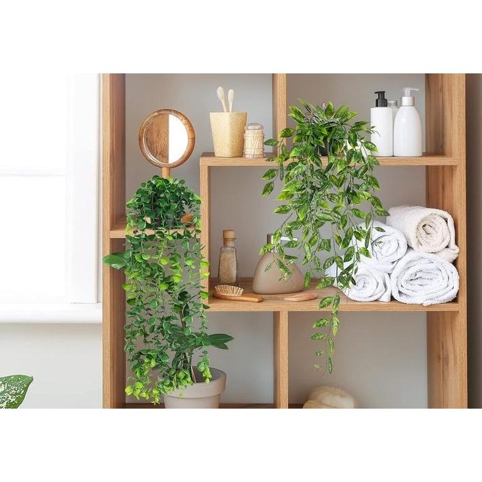 フェイクグリーン 人工観葉植物 造花 緑 つる 吊り下げ リーフ 葉っぱ