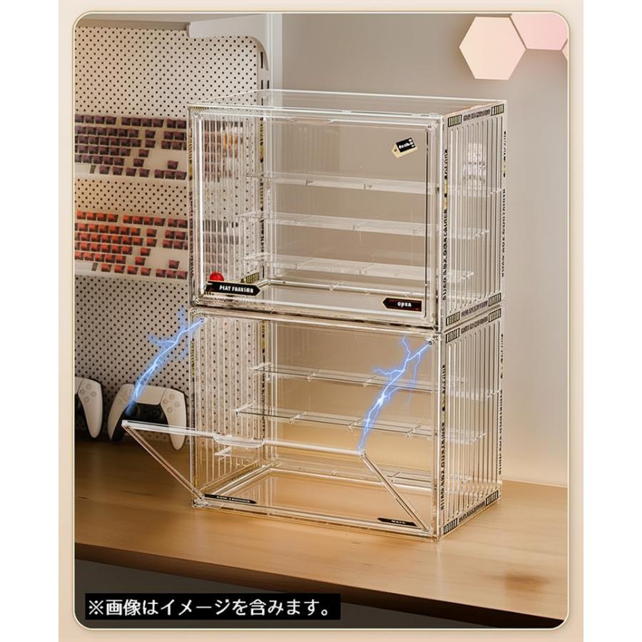 コレクションケース アクリル 3段 4段 フィギュアケース ショーケース