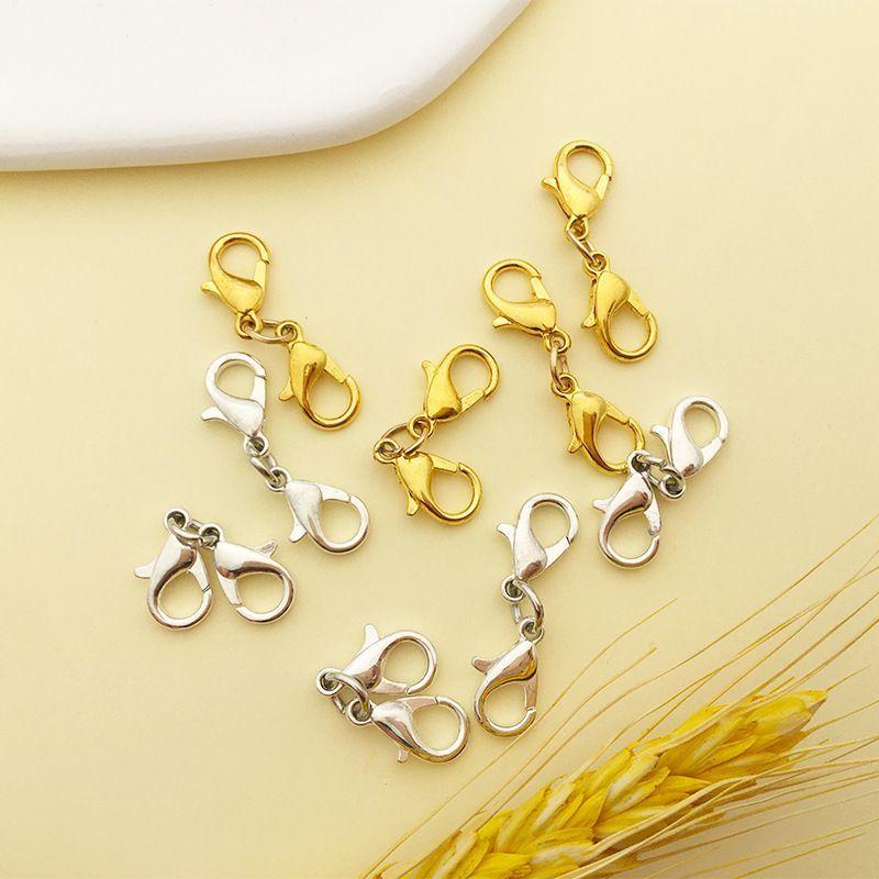 留め具 アクセサリーパーツ 10個セット ハンドメイド ブレスレット 