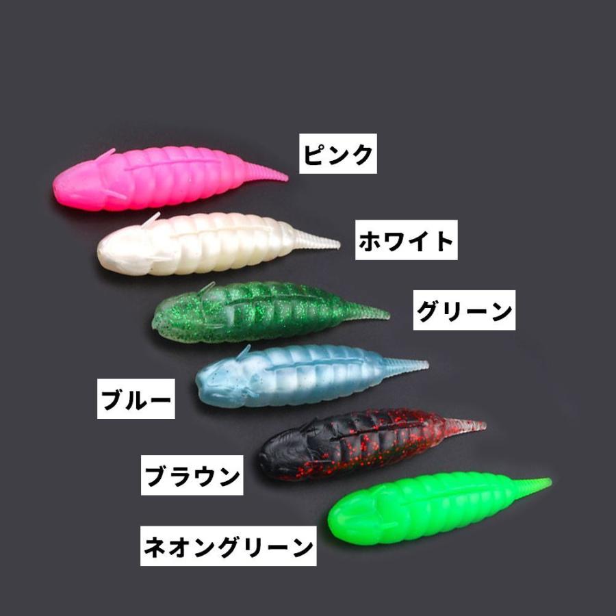 ソフトルアー 疑似餌 単品 1個 虫 釣り用具 釣り具 フィッシング道具