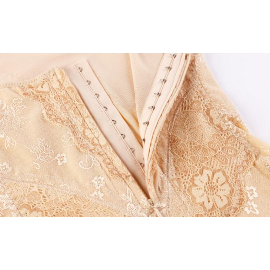 デターム　バッグリボン　ボディースーツ　ホワイト Collagen Back Ribbon Bodysuit – determ;