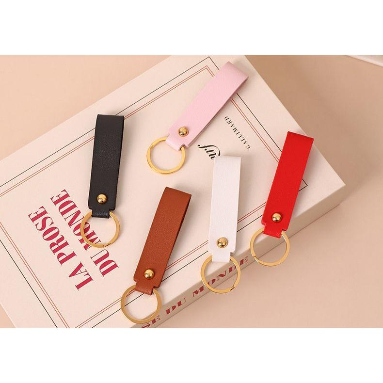キーホルダー キーリング レザー調 フェイクレザー レディース メンズ