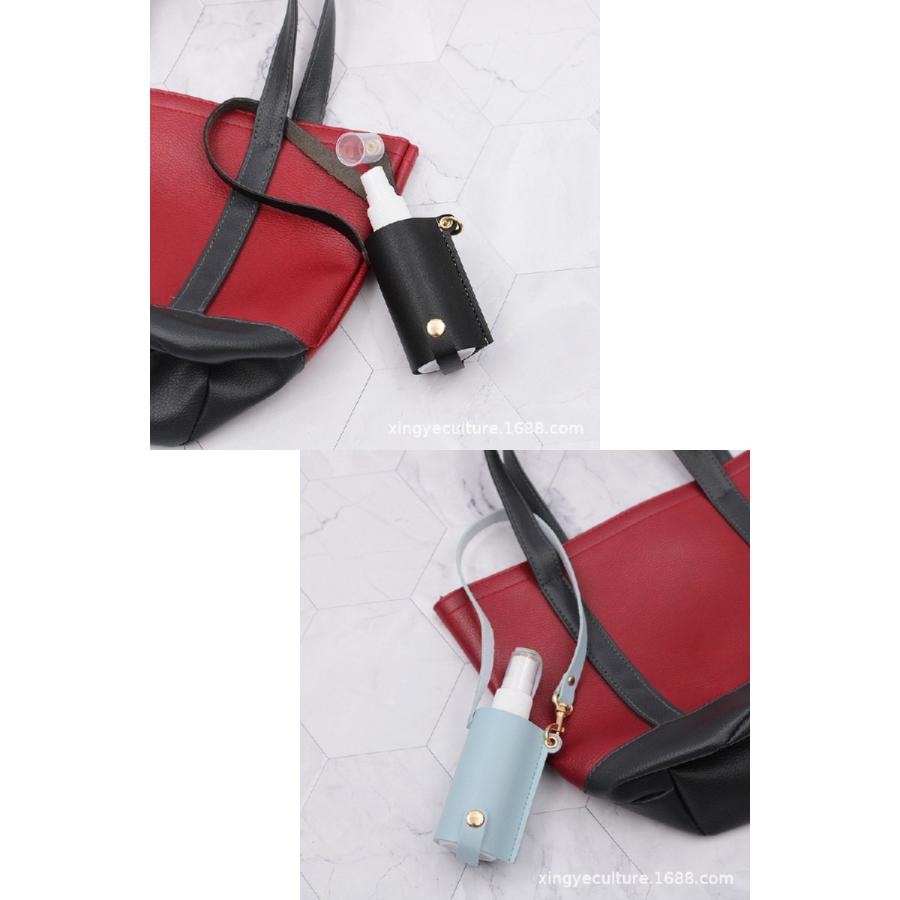 アトマイザー スプレーボトル 60ml 携帯 ストラップ付き スナップ