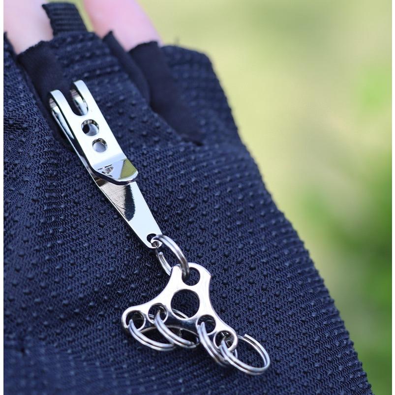 キーホルダー ベルトループ キーリング ベルトフック キーフック 単品