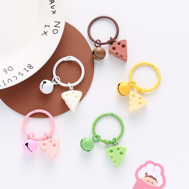 キーリング キーホルダー バッグチャーム 丸型カラビナ プラスチック製