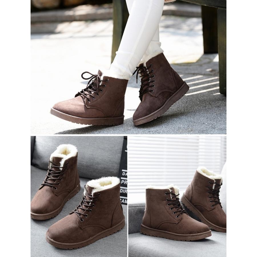ムートンブーツ レディース ショートブーツ 女性用 レースアップ