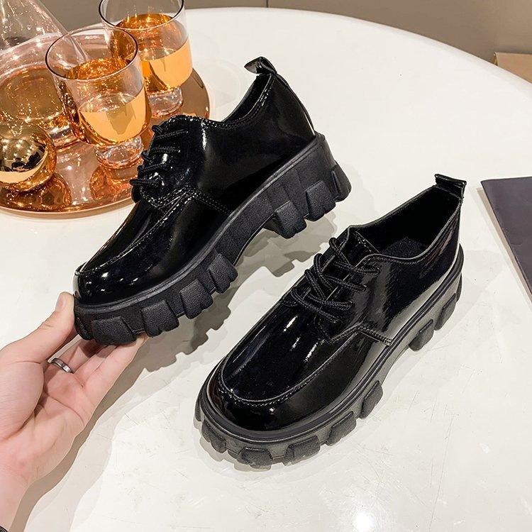 【 ボディドレッシングデラックス 】 羊革 ムートン コート ★難有り★ オックスフォードシューズ おじ靴 レディース 革靴 紐靴 レース