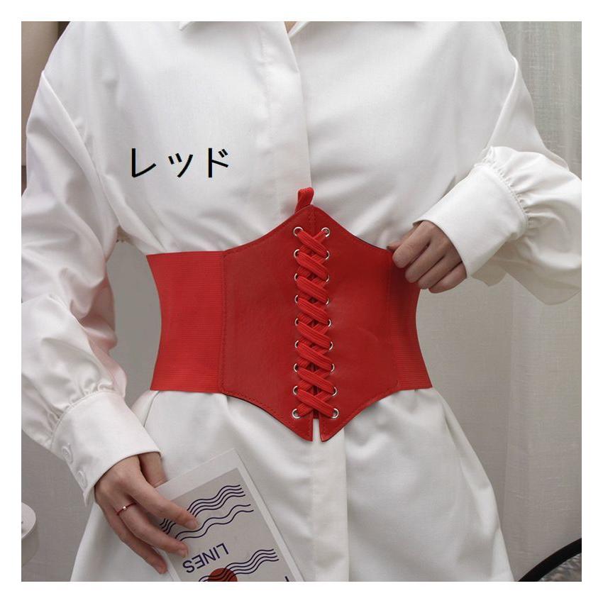 サッシュベルト コルセットベルト レディース ベルト ワイド 太め