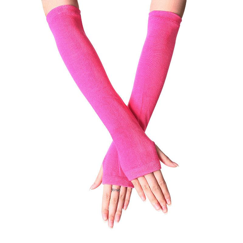 アームカバー・アームウォーマー MIKAGE SHIN Arm Warmer Hot Pink アームカバー アームウォーマー レディース 女性 日焼け対策 UV 無地