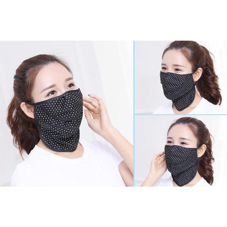 フェイスマスク フェイスカバー 口開きマスク レディース 女性
