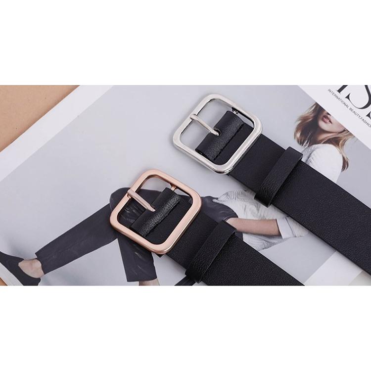 ベルト レディース 女性 婦人用 バックル シンプル 太め