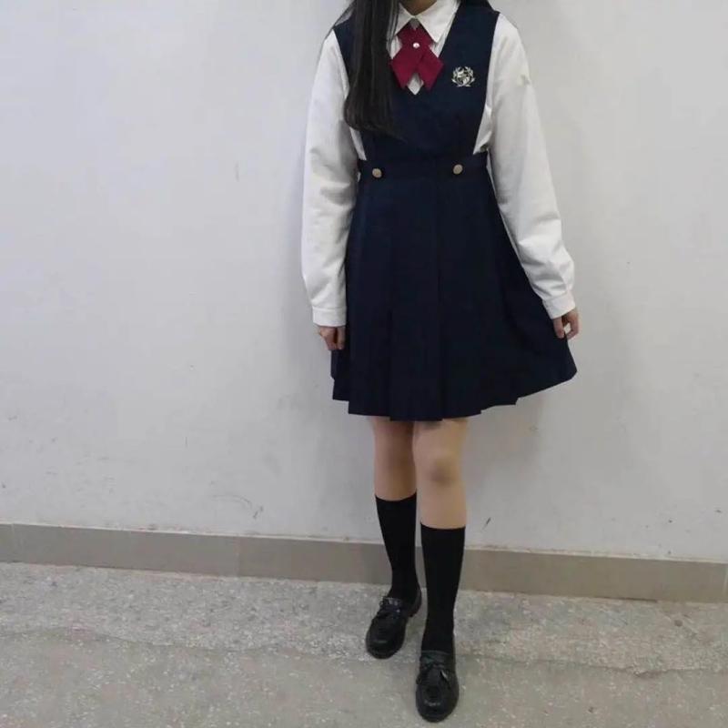 クロスタイ 女子学生用リボン ネクタイ レディース ガールズ 制服 学生服 コスチューム 衣装 無地 単色 シンプル かわいい おしゃれ｜kawa-e-mon｜02