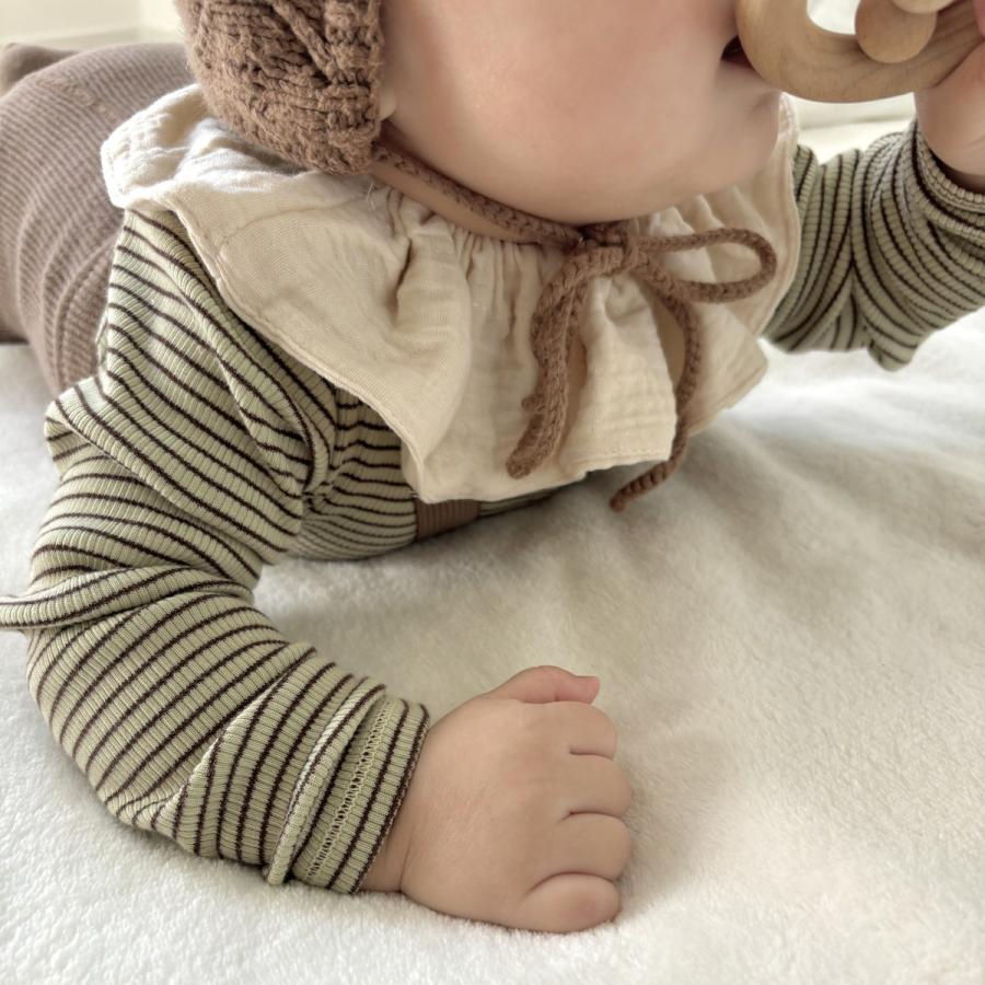 ランキング1位 新色追加 スタイ 付け襟 ボタンなし まんまるスタイ