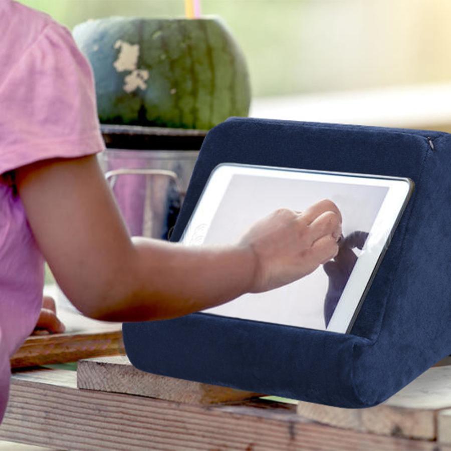 タブレットスタンド タブレットホルダー ピロースタンド ブック