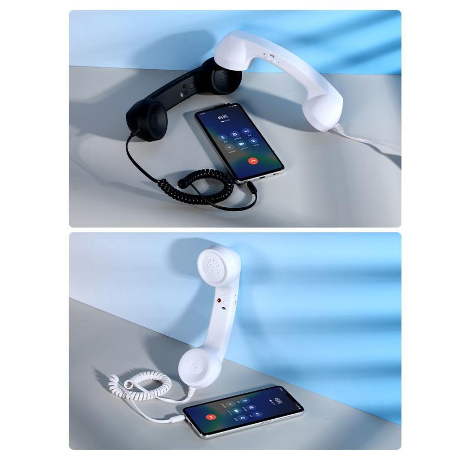 受話器型 ヘッドセット ハンドセット 大きめ スマホ スマートフォン