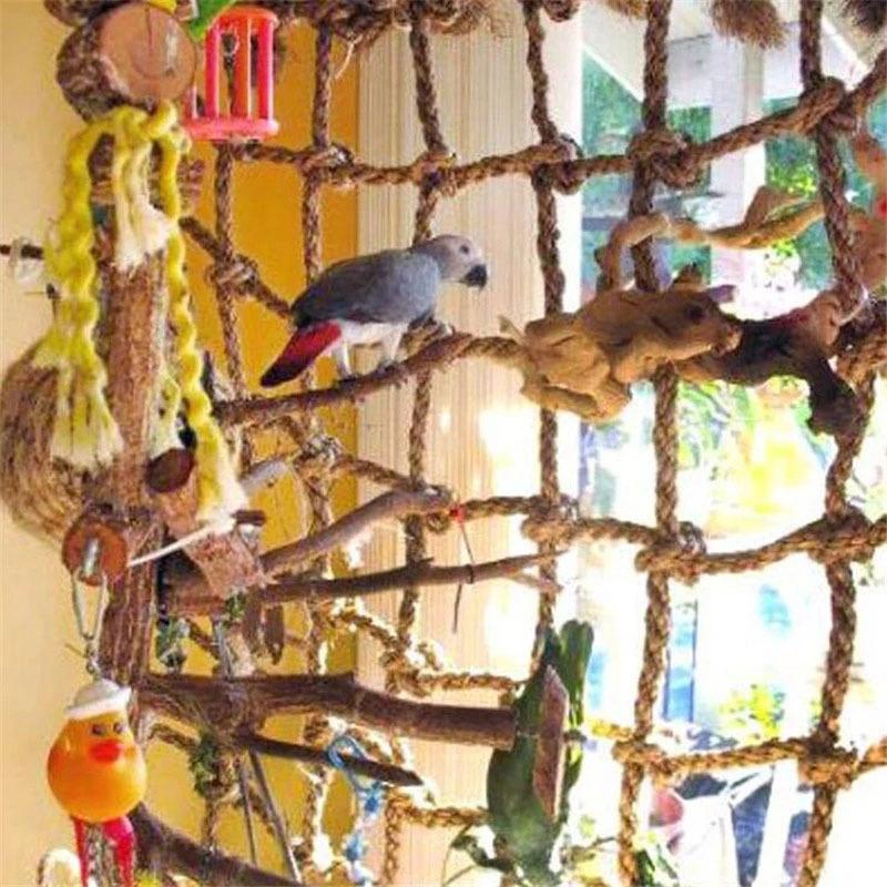クライミングネット 鳥用 オウム インコ ペット用品 玩具 おもちゃ